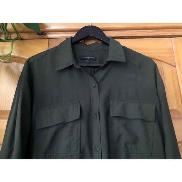 Banana Republic UTILITY SHIRT Size L - Picture 6 of 10